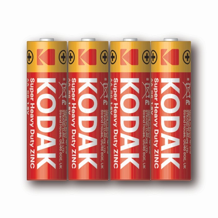 Baterie, KODAK, LR06, R06, AA, Carbon-Zinc, 1.5 V