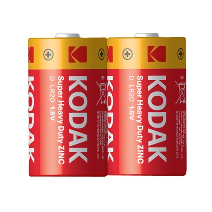 Baterie, KODAK, LR20, D, R20, Carbon-Zinc, 1.5 V