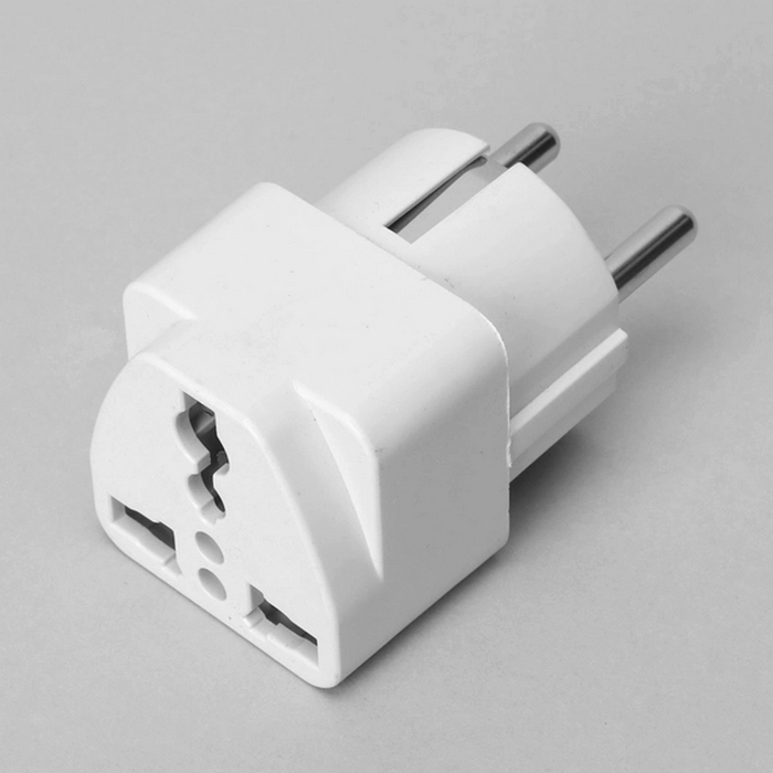 Socket adapter with  indicator, ASTEL, Plastic