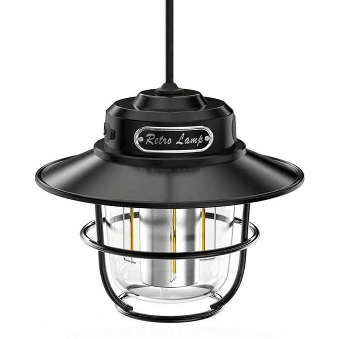 Lampa de veghe, GS, Plastic/Fier, 9.8cm, USB-A to USB-C