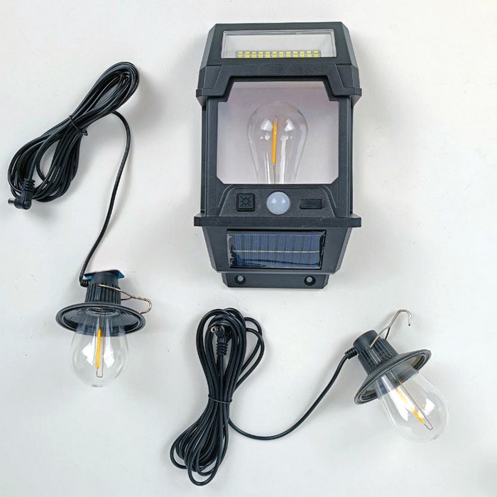 Наружная лампа, GS, Лед, Солнечные панели