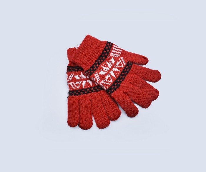 Winter gloves, GS, For Women, Cotton with additives, Various Colors