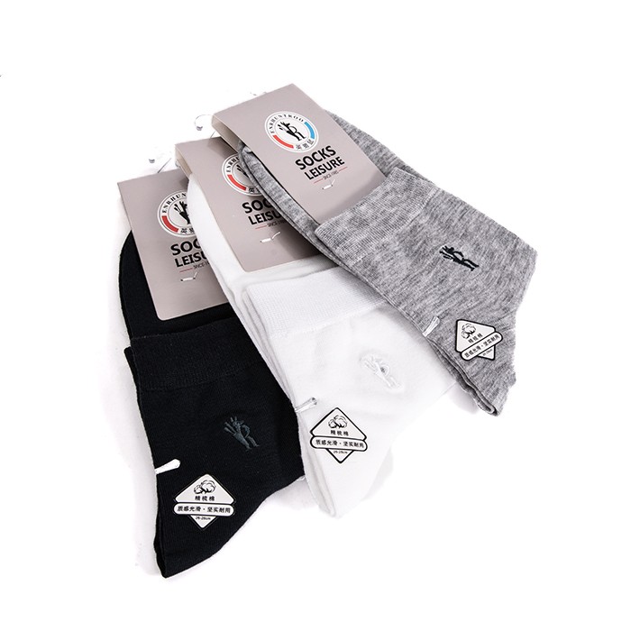 Men's socks, SOCKS LEISURE, Quarter, 41-46, Cotton with additives, Various Colors