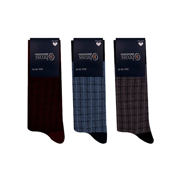 Sosete barbati, BROSS, Medii, 39-42, Bumbac, Diverse Culori