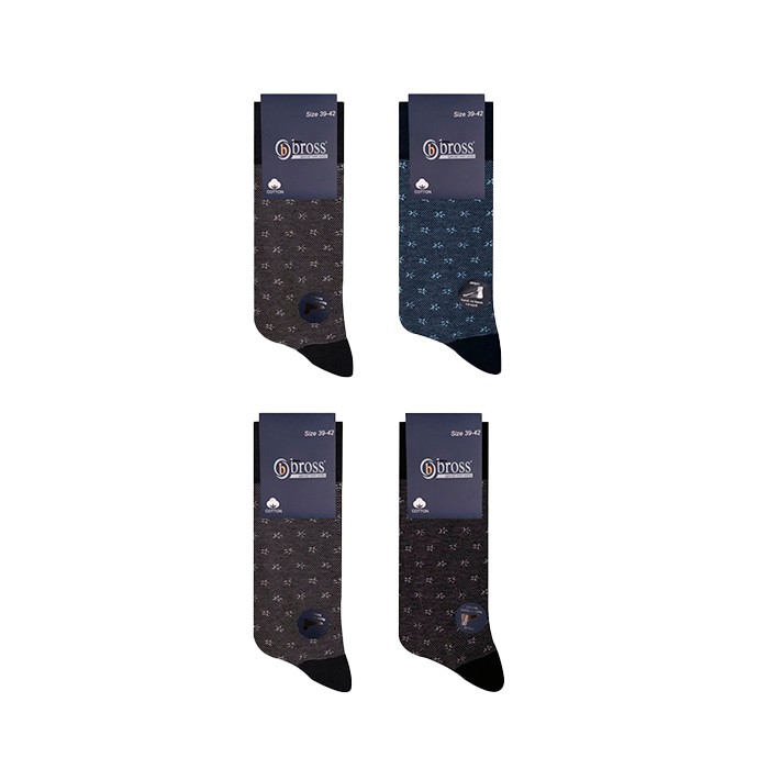 Sosete barbati, BROSS, Medii, 39-42, Bumbac, Diverse Culori
