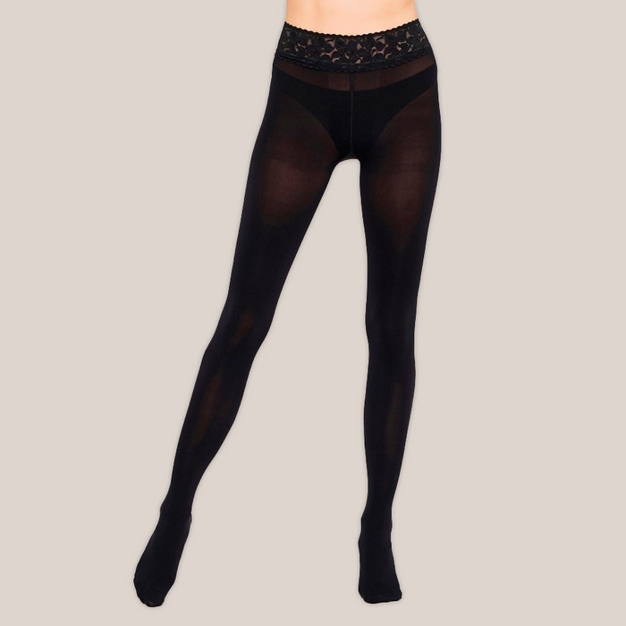 Dresuri dame, GIULIA, Impresso, 100 DEN, 3-M, Negru, 90%Poliamid/10%Elastan