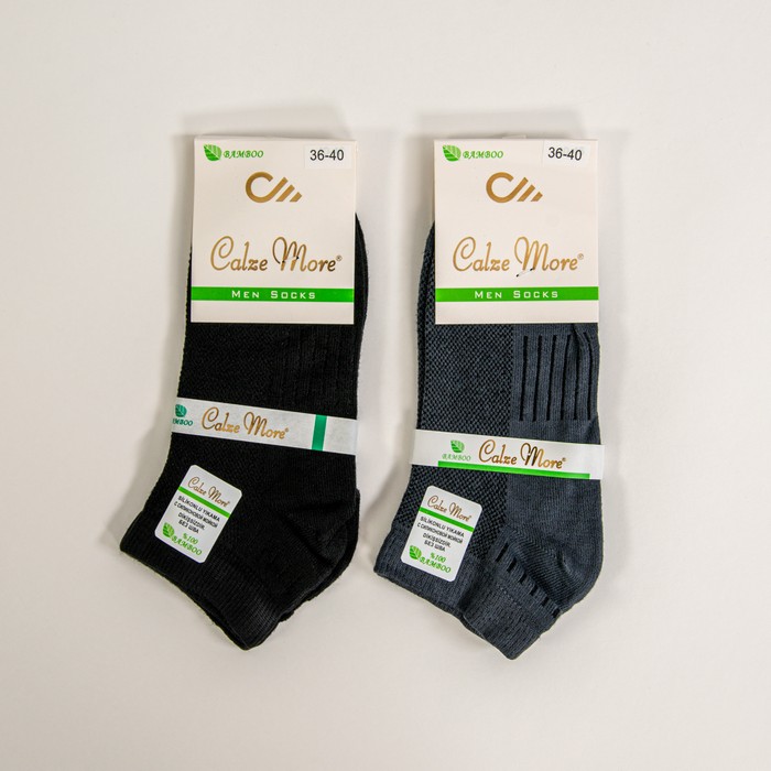 Ladies' socks, CALZE MORE, Low cut, 36-40, Bamboo, Various Colors