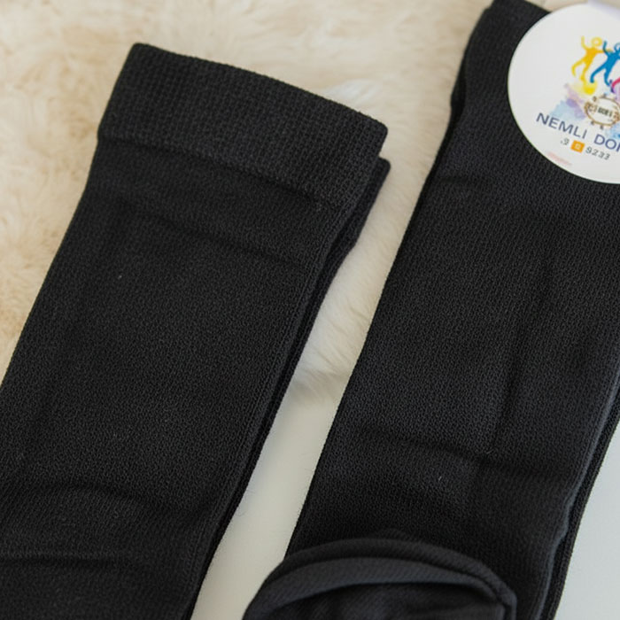 Children's socks, KBS, Knee High, 9-10 years, Cotton with additives, 80% Cotton / 17% Polyamide / 3% Elastan, Various Colors
