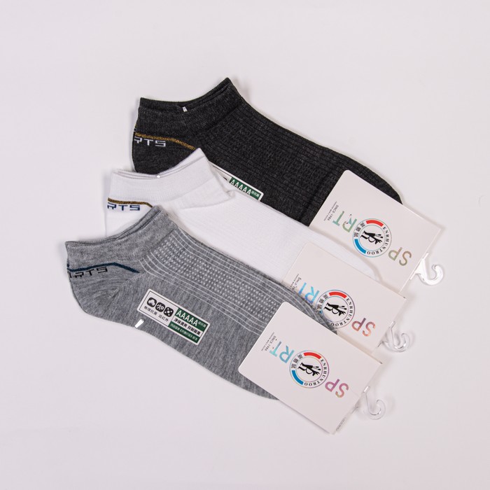 Men's socks, SOCKS LEISURE, Low cut, 40-45, Cotton with additives, Various Colors