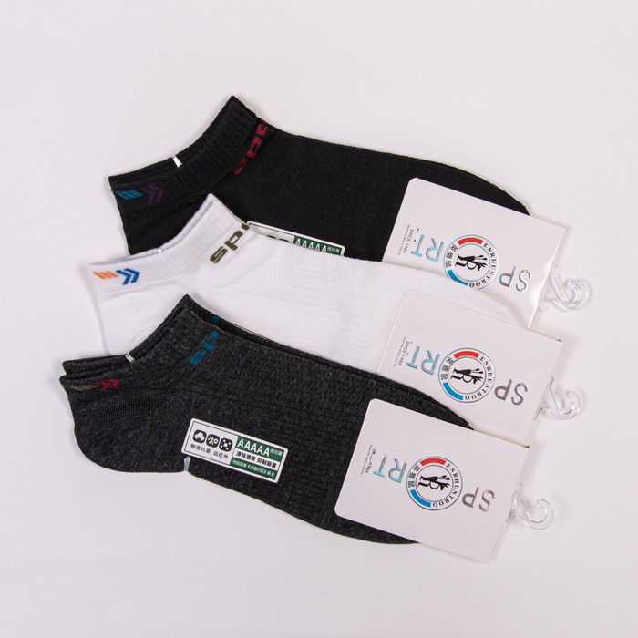 Men's socks, SOCKS LEISURE, Low cut, 40-45, Cotton with additives, Various Colors