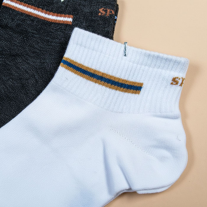 Men's socks, YASNAN, Low cut, 40-45, Cotton with additives, Various Colors