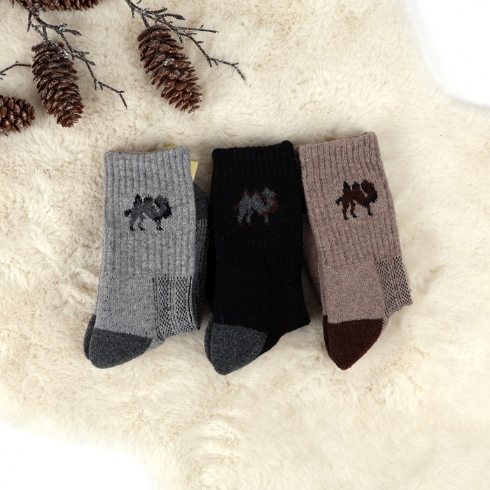 Sosete copii, GS, Lungi, 9-11 ani, Lana, Bumbac, 80% Lana / 10% Bumbac / 5% Acril, Diverse Culori