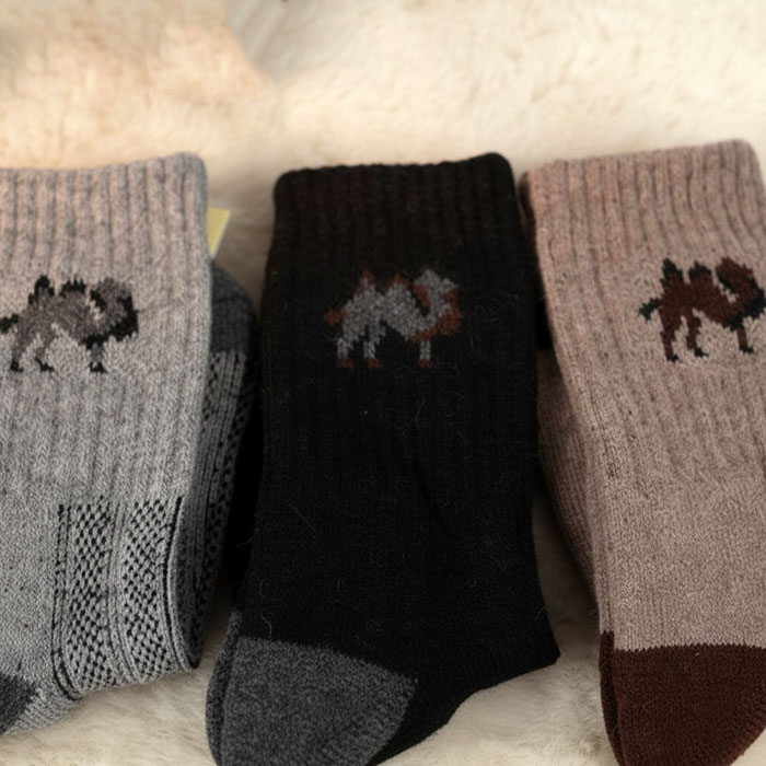 Sosete copii, GS, Lungi, 9-11 ani, Lana, Bumbac, 80% Lana / 10% Bumbac / 5% Acril, Diverse Culori