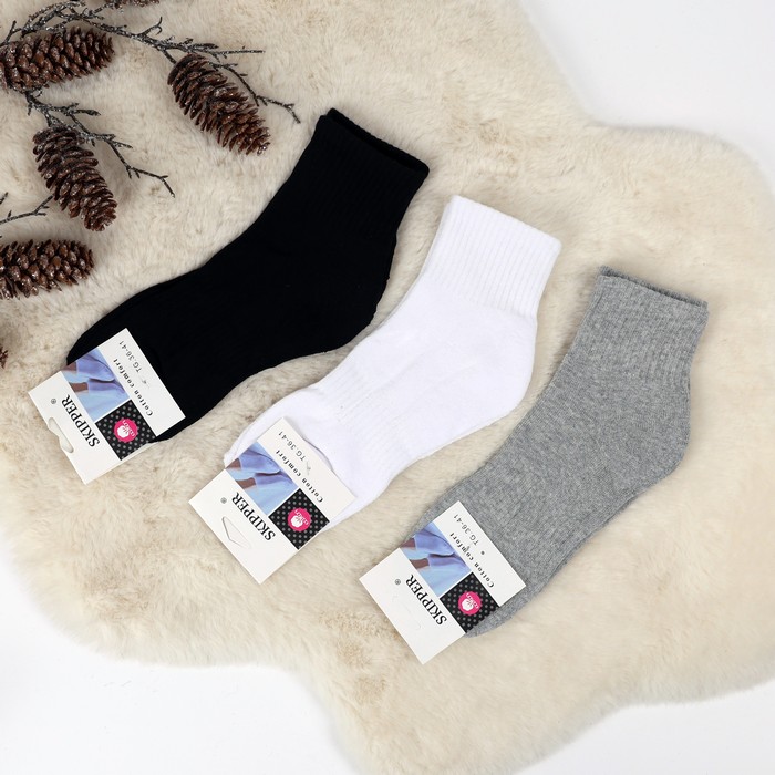 Sosete dame, SKIPPER, Medii, 36-41, Bumbac elastic, 90% Bumbac / 10% Elastan, Diverse Culori