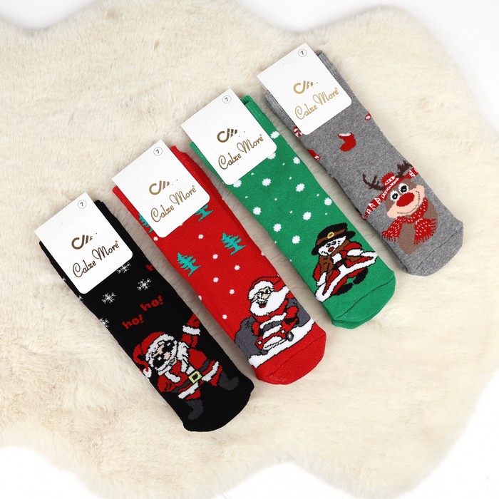 Sosete copii, ELLA, Medii, 10-11 ani, Bumbac Flausat, Diverse Culori