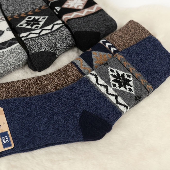 Men's socks, BOBONY, Mild Calf, 42-48, Wool with elastane and polyester, 85% Wool / 10% Elastane / 5% Polyester, Various Colors