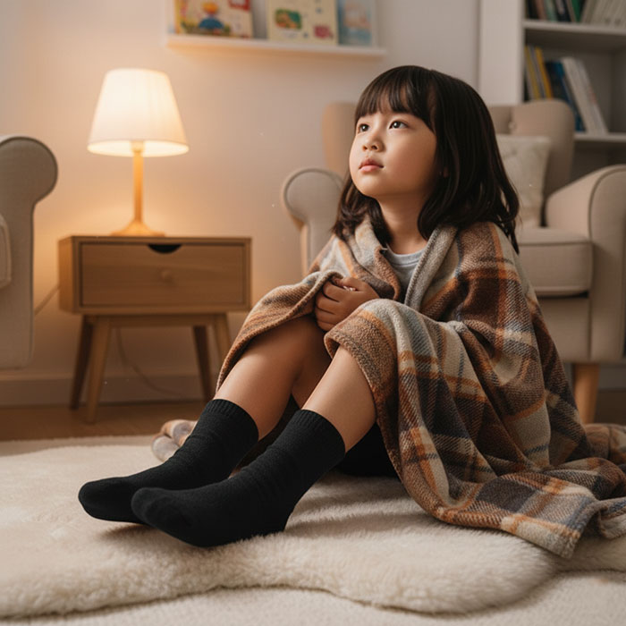 Sosete copii, HAKAN, Lungi, 5-6 ani, Bumbac in amestec, 85% Bumbac / 15% Lycra, Diverse Culori