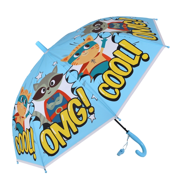 Umbrella, REAL STAR, 50cm, 8 spokes, Manual, POE, Metal/Plastic, Various Colors