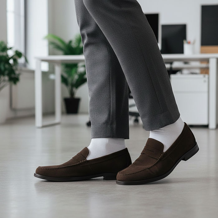 Men's socks, MAN, Low cut, 40-45, Stretch cotton, 88% Cotton / 10% Spandex / 2% Elastane, White