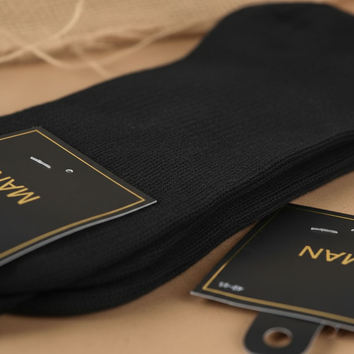 Men's socks, MAN, Low cut, 40-45, Stretch cotton, 88% Cotton / 10% Spandex / 2% Elastane, Black