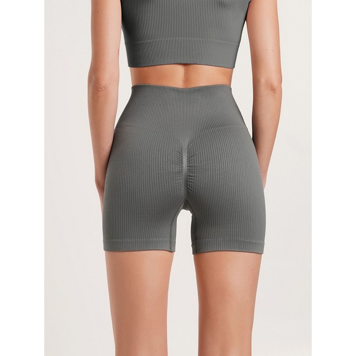 Pantaloni scurti, GIULIA, L/XL, 91%Poliamid/9%Elastan, Gri