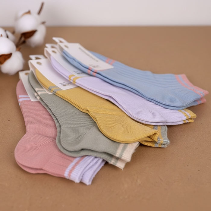 Женские носки, YASHANSOCKS, Короткие, 36-41, Хлопок с добавками, 80% Хлопок / 15% Полиэстер / 5% Спандекс, Различные Цвета