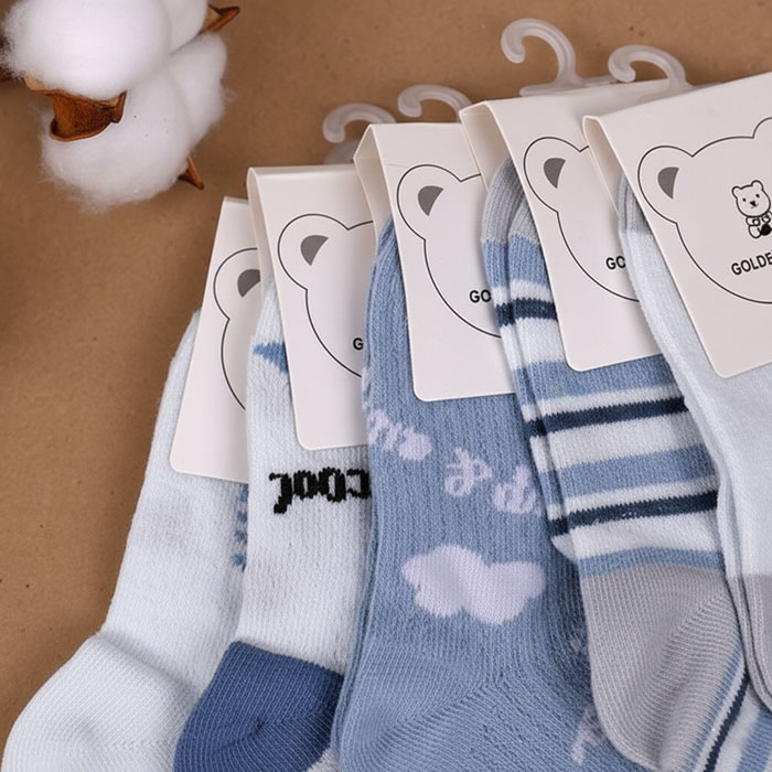 Детские носки, GOLDENBEAR, Quarter, 5-8 years, Cotton with additives, 70%Cotton / 30%Polyester, Various Colors