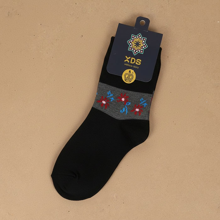 Women's socks, XDS, Mid Calf, 36-41, Cotton with additives, 70%Cotton / 30%Polyester, Various Colors