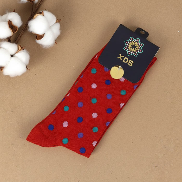 Sosete dame, XDS, Lungi, 36-41, Bumbac in amestec, 70%Bumbac / 30%Poliester, Multicolor