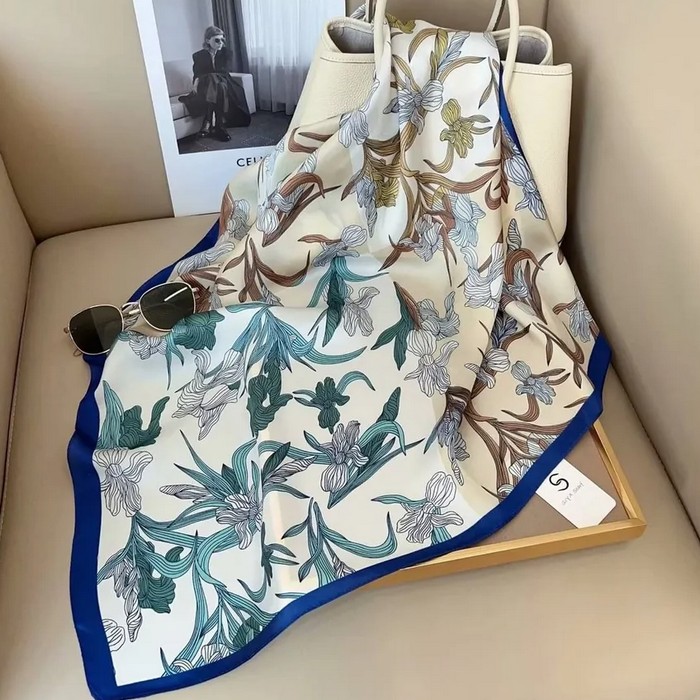 Scarf, GS, 70x70cm, Polyester, Various Colors