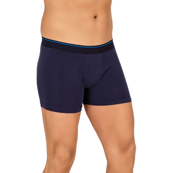 Men's boxers, OZKAN, M, 47% Cotton/47% Modal/6% Elastane, Navy blue
