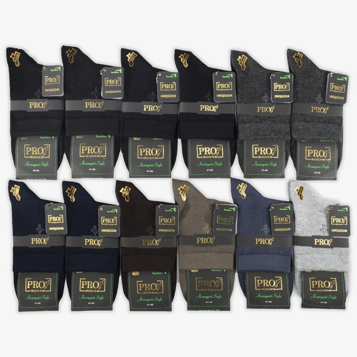 Sosete barbati, PRO-CORAP, Lungi, 41-44, Bambus, Diverse Culori
