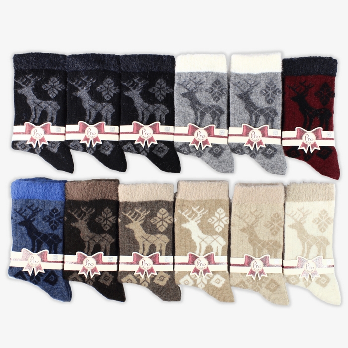 Sosete dame, PRO-CORAP, Lungi, 36-40, Lina, Diverse Culori