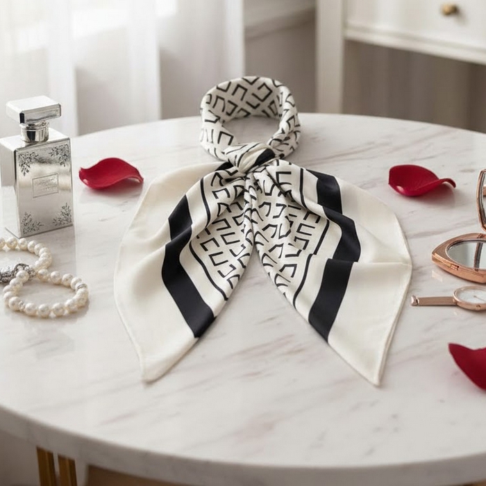 Scarf, GS, 90x90cm, Polyester, Various Colors