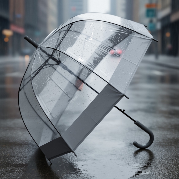 Umbrella, REAL STAR, 60 cm, 8 spokes, With mechanism, Waterproof, Metal/ Plastic, Various Colors