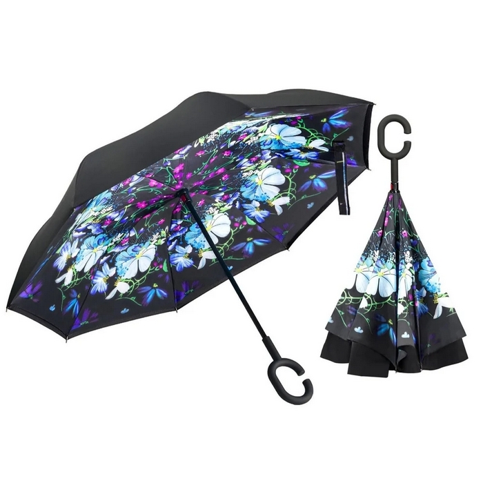 Umbrella, REAL STAR, 60 cm, 8 spokes, Mechanical, Metal/ Plastic