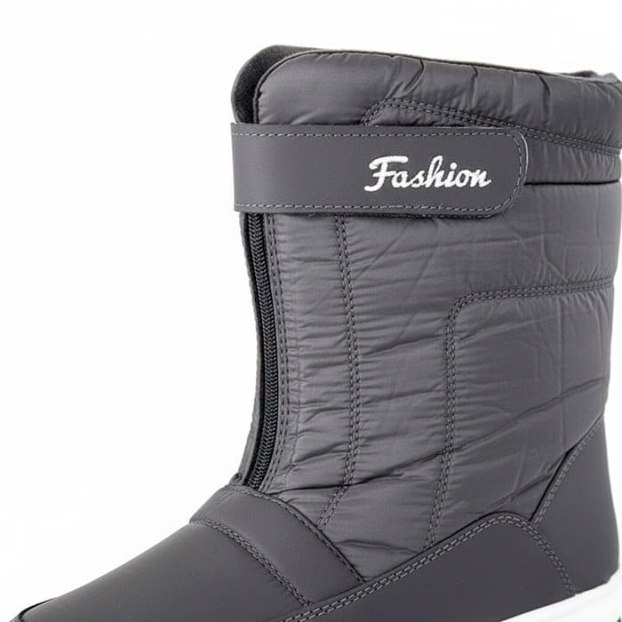 Женские сапоги, GS, 36-41, Синтетические волокна, Серый, С мехом, Сапоги, Для Женщин