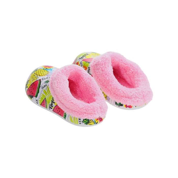 Saboti copii, GEZER, 30-35, Pentru Copii, Diverse Culori, Textil, Talpa PVC, Cu imprimeu, Saboti, Pentru Copii