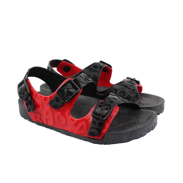 Kids sandals, GEZER, 30-35, Red/Black, Eco rubber, Rubber Sole, Sandals, For Kids