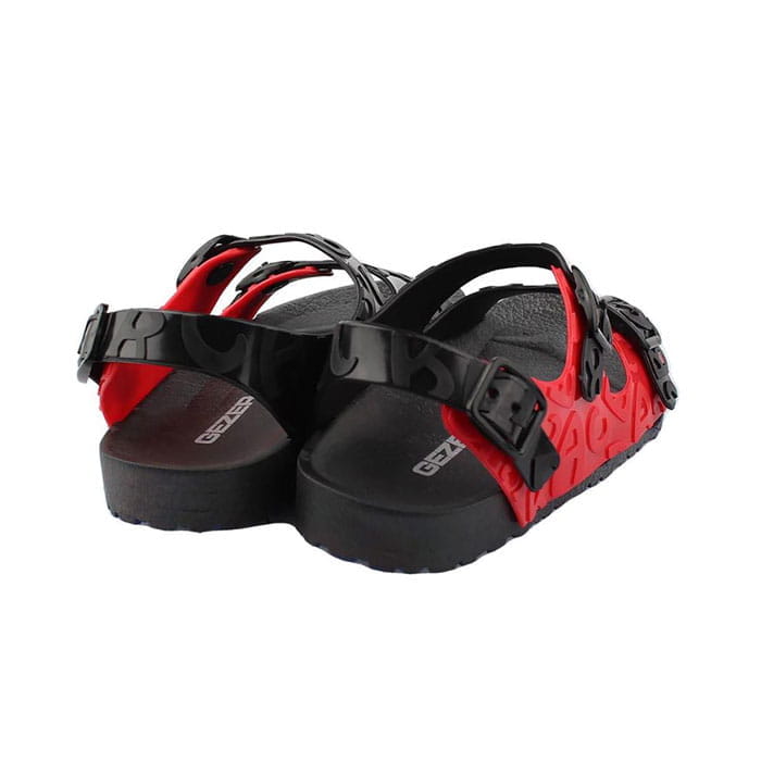 Kids sandals, GEZER, 30-35, Red/Black, Eco rubber, Rubber Sole, Sandals, For Kids