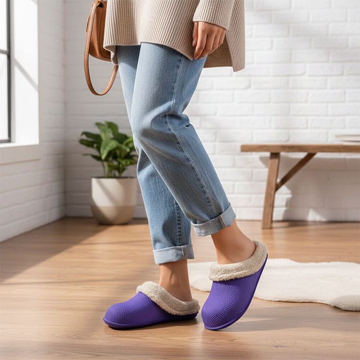 Children’s slippers, GEZER, EVA, 36-41, mauve, Clogs, For Women