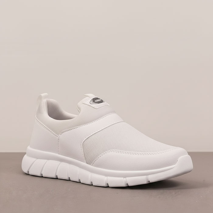 Adidasi barbati, RIMEX, 40-44, Alb, Textil/Poliuretan, Talpa Cauciucata, Adidasi, Pentru Barbati