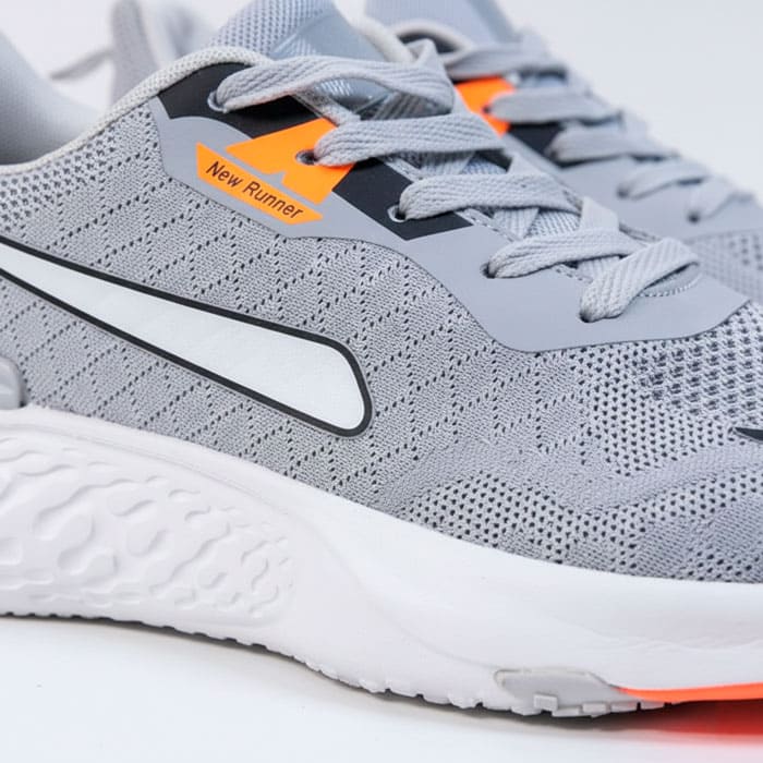 Adidasi barbati, SPOR TEAM, 40-45, Gri, Textil, Talpa Cauciucata, Adidasi, Pentru Barbati