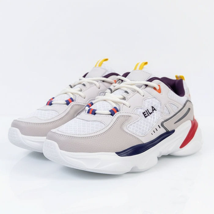 Women's sports shoes, GS, 36-41, Cream/Blue, Synthetic fibers, Rubber Sole, Sneakers, For Women