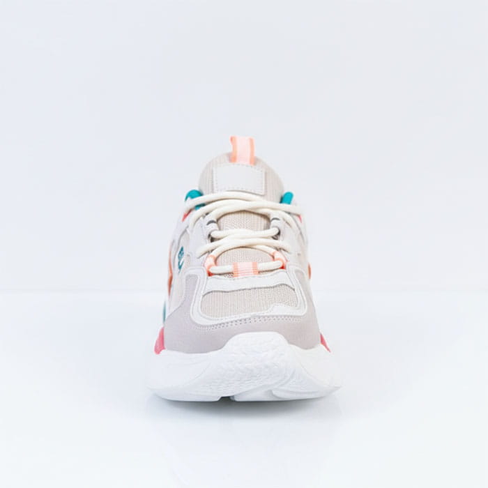 Women's sports shoes, GS, 36-41, cream/Green, Synthetic fibers, Rubber Sole, Sneakers, For Women