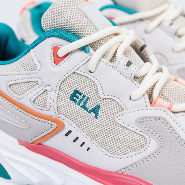 Women's sports shoes, GS, 36-41, cream/Green, Synthetic fibers, Rubber Sole, Sneakers, For Women