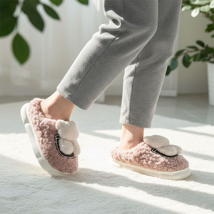 Ciupici de camera copii, GS, 30-35, Diverse Culori, Textil, Talpa Cauciucata, Papuci de casa, Pentru Copii