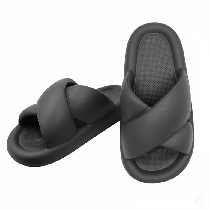 Женские тапочки, SONEX, 36-40, Черный, ЭВА, Подошва ЭВА, Шлепанцы, Для Женщин
