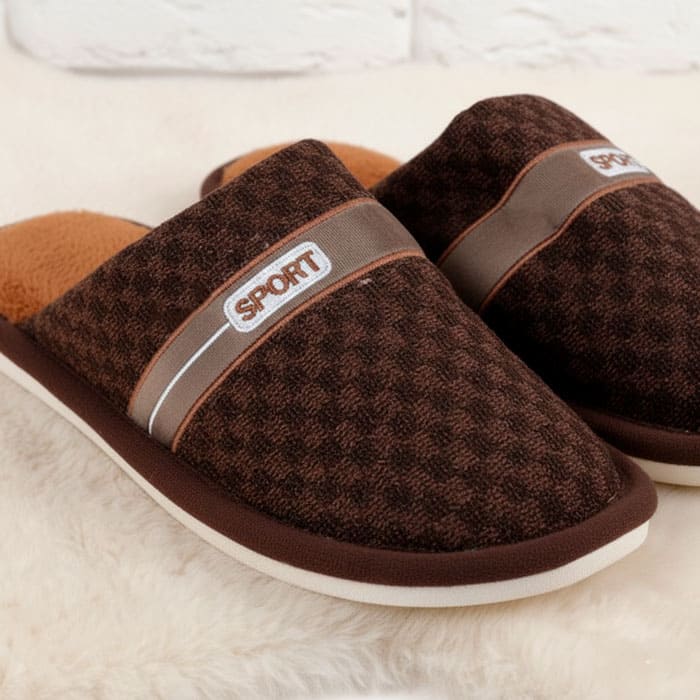 Papuci de camera barbati, GS, 40-45, Diverse Culori, Textil, Talpa Cauciucata, Papuci de casa, Pentru Barbati