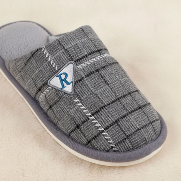 Papuci de camera barbati, GS, 40-45, Diverse Culori, Textil, Talpa Cauciucata, Papuci de casa, Pentru Barbati